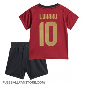 Belgien Romelu Lukaku #10 Replik Heimtrikot Kinder EM 2024 Kurzarm (+ Kurze Hosen)